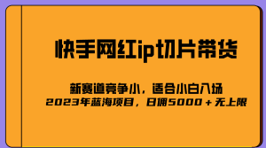 2023爆火的快手网红IP切片，号称日佣5000＋的蓝海项目，二驴的独家授权网赚项目-副业赚钱-互联网创业-资源整合众享汇研习社
