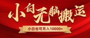 无脑搬运视频,全新平台独占玩法,一个账号每天1000+,多账号轻松扩张!网赚项目-副业赚钱-互联网创业-资源整合众享汇研习社