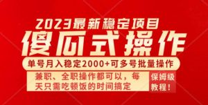 傻瓜式无脑项目 单号月入稳定2000+ 可多号批量操作 多多视频搬砖全新玩法网赚项目-副业赚钱-互联网创业-资源整合众享汇研习社