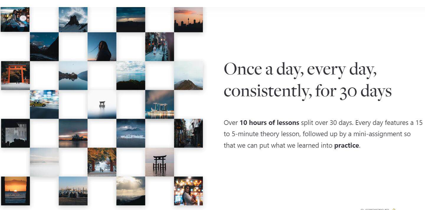 网红摄影师Pat Kay – 30天摄影基础知识加速器教程-30节课-中英字幕网赚项目-副业赚钱-互联网创业-资源整合众享汇研习社