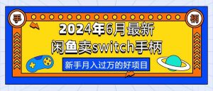 2024年6月最新闲鱼卖switch游戏手柄,新手月入过万的第一个好项目网赚项目-副业赚钱-互联网创业-资源整合众享汇研习社