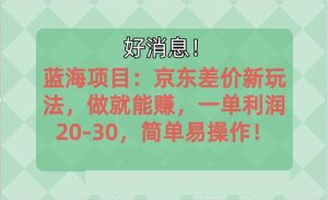 越早知道越能赚到钱的蓝海项目:京东大平台操作,一单利润20-30,简单…网赚项目-副业赚钱-互联网创业-资源整合众享汇研习社